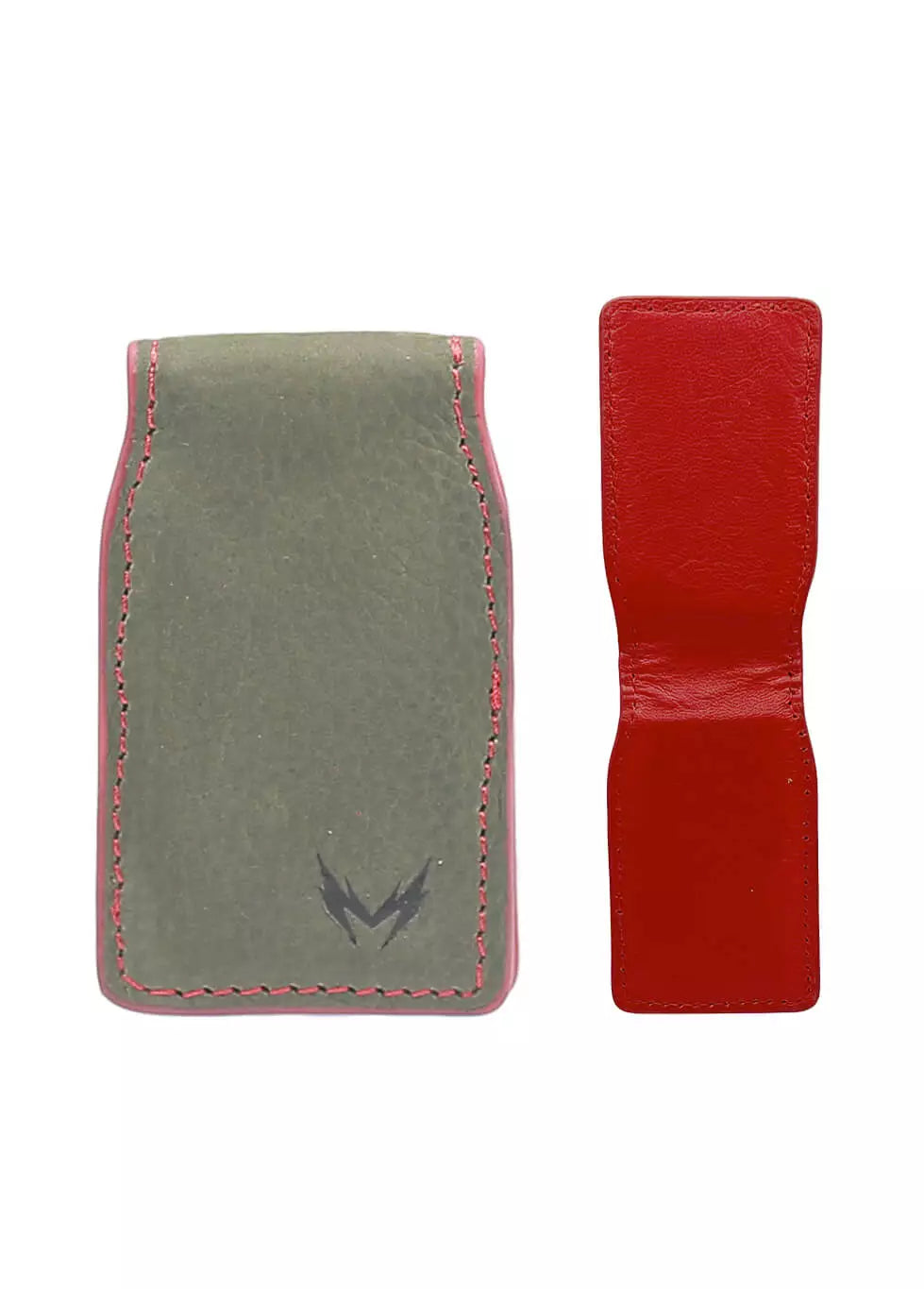Goblin leather magnetic money clip