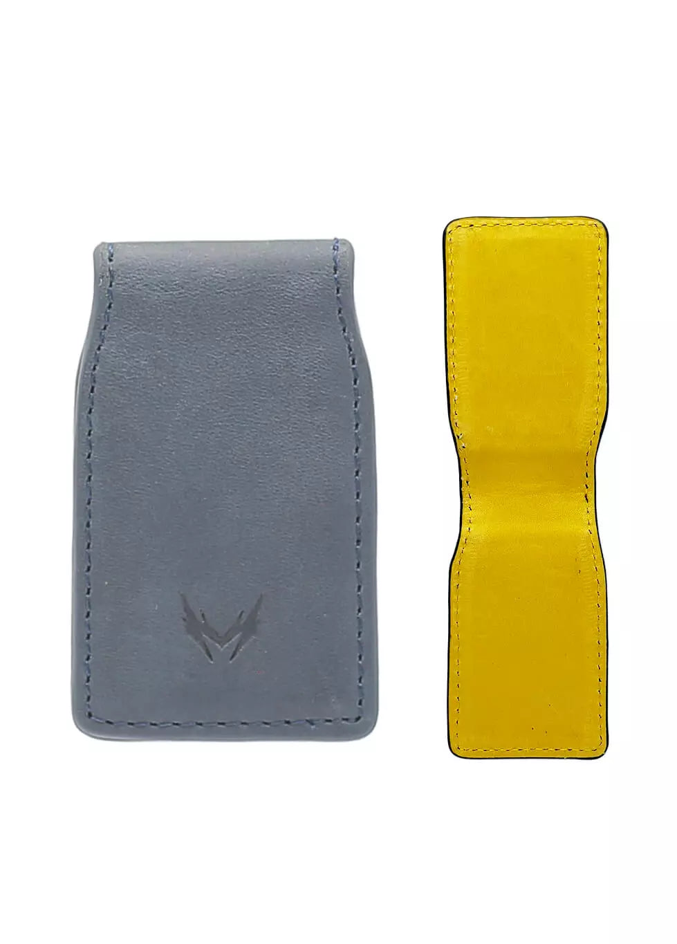 Mystique leather magnetic money clip
