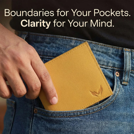 Minimal carry wallet for clarity and control
